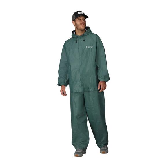 Froggs Toggs Ultra-Lite2 Waterproof Rain Suit Mens Medium Green 2-Piece Set - Picture 5 of 16